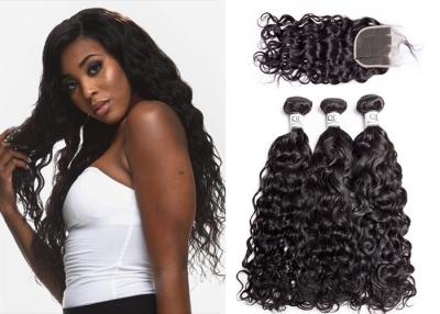 China Oil Proof Gorgeous Water Wave Hair Bundles For America Girls 10-30 Inch for sale