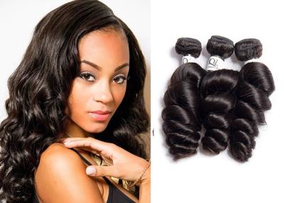 China Loose Wave 3 Bundles Of Brazilian Hair / Natural Human Hair Weave Bundles for sale