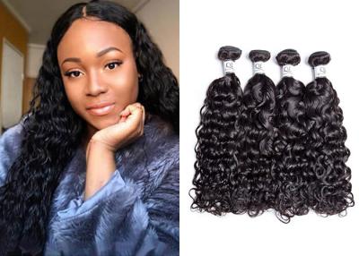 China Tight Weft Brazilian Water Wave Bundles , Smooth Natural Water Wave Hair for sale