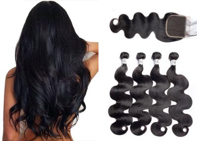 China QueenLife No Shedding Body Wave Hair Bundles For Black Ladies Can Be Bleached for sale