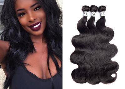 China No Tangling Brazilian Body Wave Virgin Human Hair Bundles / Soft 24 Inch for sale