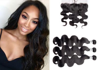 China Grade 8A 100 Body Wave Hair Bundles / Unprocessed Brazilian Body Wave Hair Extensions for sale