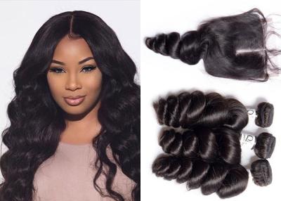 China Comfortable Remy Loose Wave Hair Weave Extensions Can Be Dyed And Ironed for sale