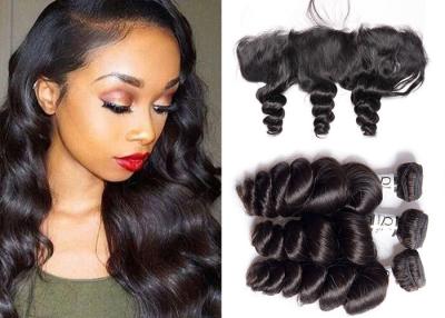 China Soft Malaysian Loose Wave Weave / Smooth Loose Wave Hair Extensions for sale