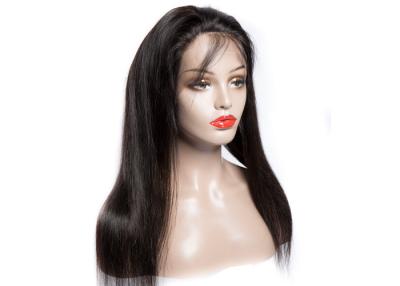 China Raw 360 Lace Frontal Virgin Hair / Straight Natural Black Lace Frontal Closure for sale