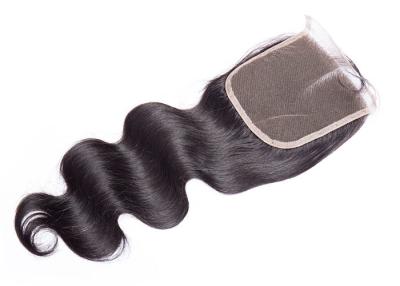 China Human Hair Body Wave Lace Closure , Brazilian Middle Part Lace Closure for sale