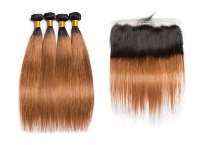 China extensões 10inch do cabelo humano do Virgin de Remy do brasileiro 1B30 - 26inch em linha reta à venda