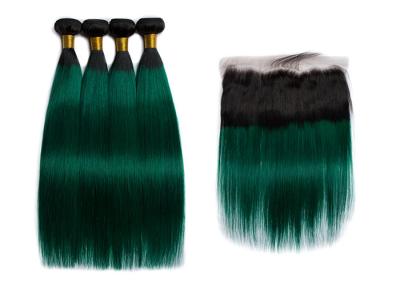 China 1B / Green Color Virgin Brazilian Human Hair , Soft And Full Queen Life Hair for sale