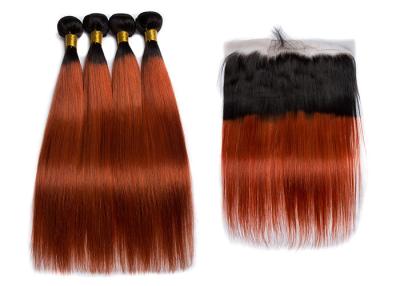 China QueenLife Straight Human Hair Weave Weft 1B /350 Ombre Color Beauty Ombre Hair for sale