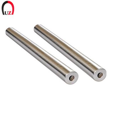 China Industrial Magnet Strong Neodymium Magnet Bar D30X500mm D63x300mm D25X500mm NdFeb Magnetic Rod/Tube For Sale for sale