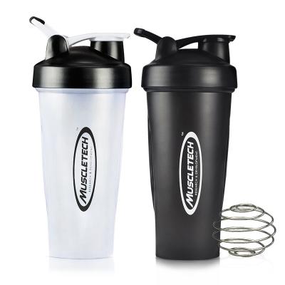 China Plastic Protein Shaker Cup Water Bottles 500ml Protien Shaker Logo Sport Gym Drink Water Viable Wholesale Custom Mixer Bottle for sale