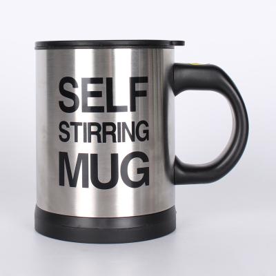 China Hot Selling 400ml Self Viable Self Stirring Automatic Electric Coffee Cup Coffee Mug Electric Stirring Automatic Cup With 2*AAA Batteries for sale