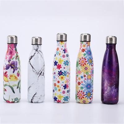 China Hot Sale 500ml Double Wall Stainless Steel PORTABLE Vacuum Water Bottle Insulated Steel Cola Water Drink Bottle for sale