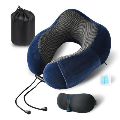 China Hot Selling New Anti-Pull Airplane Camping Travel Neck Pillow Acupoint Press Neck Pillow Portable U Shaped Pillow for sale