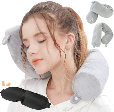 China Wholesale High Quality Hot Selling Anti-static Travel Neck Pillow Multifunctional Portable U-Shaped Headrest Memory Foam Neck Pillow for sale