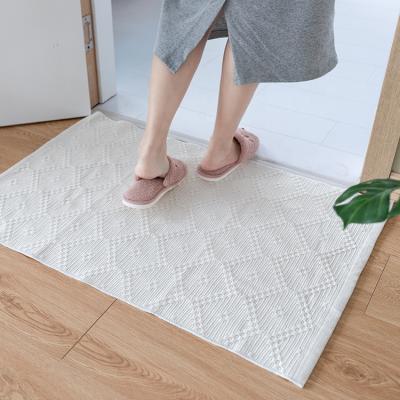 China Washable Decoration Home Accessories Nordic Machine Woven Area Rug White Rug for sale