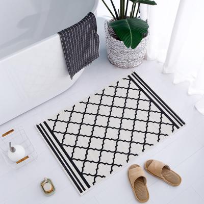 China Washable Home Decor Farmhouse Hallway Blanket Accept Washable Geometric Printed Area Rug Floor Rug Custom Made for sale