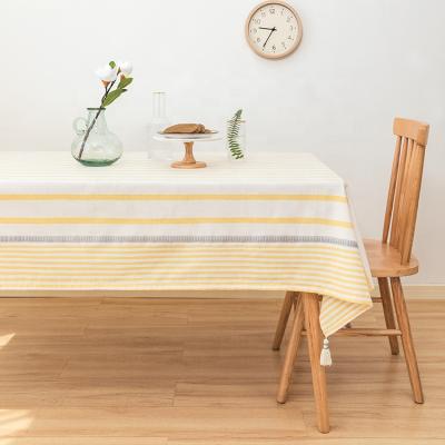 China Durable Custom China Rectangle Strip Table Cover Dining Polyester Tablecloth For Home Decorums for sale