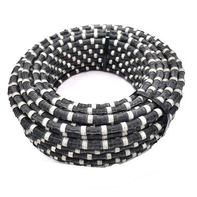 China Wholesale 11.5mm Granite Rubber Coated Marble Cut Quarry Diamond Wire Saw for sale