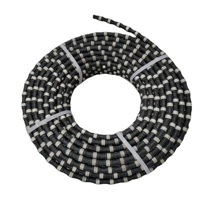 China Granite Quarry Operation 11.5 Mm Diamond Wire Diamond Cutting Tools Saw Rope For Concrete for sale