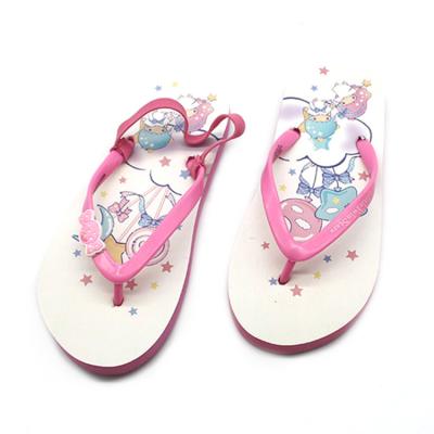 China Factory Wholesale Flat Slippers Floats Custom Kids Flip Flops Shoes Slippers For Girls for sale