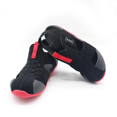 China Wholesale Custom Flat Sports Boys Girls Sandals Summer Children Baby Sandals Kids Slippers Black Casual Shoes for sale