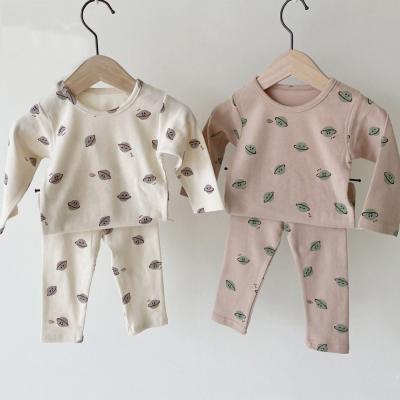 China Breathable Baby Clothes For Baby Clothes Set Autumn Newborn Baby Boy Clothes 2 Pcs Kids Pajamas Sets for sale