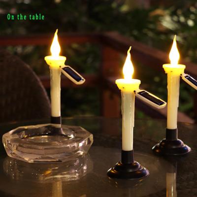 China Long Life Plant Gard Solar Garden Festively Decorated Romantic Luminous Led Wedding Candle Lights Stand Indoor Outdoor Home for sale