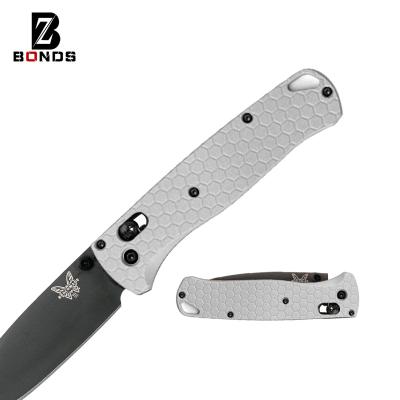 China Outdoor Gear Increasing Camping GLUES Aluminum Alloy Camouflage Oxidation Benchmade Bugout 535 Knife Grip Handle Patches DIY Making Ladder Accessories Part for sale