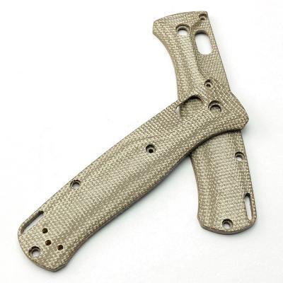 China Outdoor Gear Increasing Material Camping BONDSMicarta Fold Knife Grip Handle Hooks Ladders Slabs For BenchMade Bugout 535 Custom DIY Making Accessories for sale