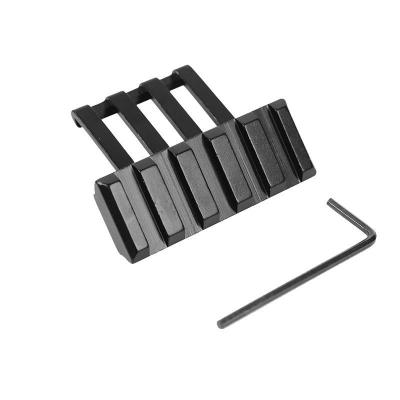 China Aluminum Alloy Matte 20mm Aluminum Side Guide 45 Degree Side Rail Inclined Rail Mount for sale