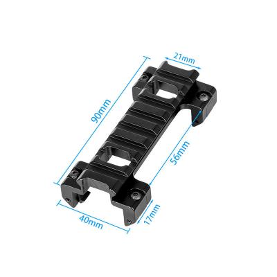 China High Quality Aluminum Alloy CNC Aluminum Alloy 20mm Rail MP5 Rail Base for sale