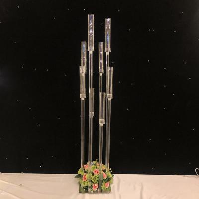 China Weddings Wedding Decor Wedding Decorations Transparent Acrylic Candelabra Centerpiece Tall for sale