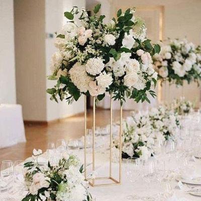 China Immortal Hot Decorative Rectangular Wedding Frame Flower Stand Decorations for sale