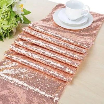 China Elegant New Polester Sequin Fabric Backdrop For Photography Background Decoration for sale