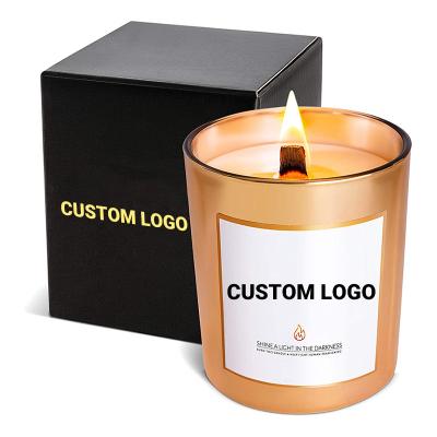 China OEM Private Label Multi Luxury Scented Soy Logo Multi Luxury Scented Soy Candles A La Cire De Soja With Jar Box for sale