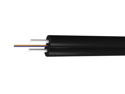 China FTTH Indoor Fiber Optic Drop Cable 1/2/4core for sale