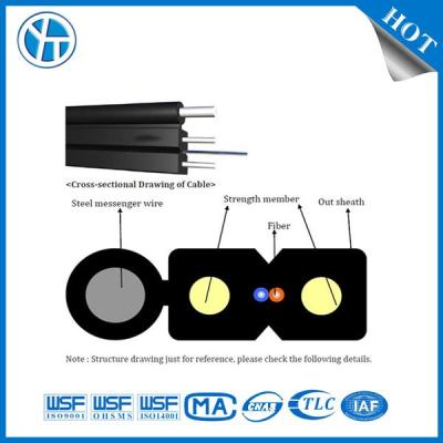 China 200N Tensile Strength Indoor FTTH Drop Cable Yofc Fiber for Seamless Connectivity for sale