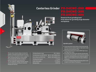 China Customizable 0-1000rpm Grinding Wheel Spindle Centerless Grinding Machine for Various Applications for sale