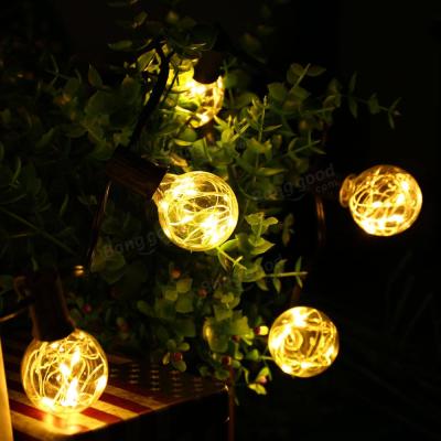 China Sales Christmas Decorations Available G40 11.7M 30+3 Indoor And Outdoor IP44 G40 LED Copper String for sale