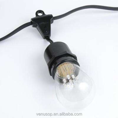 China Custom Commercial String Light Glass Insurance Supplier Commercial String LED S14 Bulb for sale