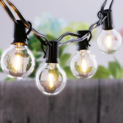 China STRING G40 Led Globe String Lights with G40 LED Bulbs 25ft Commercial Grade Vintage Edison Patio Globe String Lights for sale