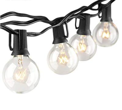 China G40 STRING Commercial Grade Edison 25 ft G40 Incandescent Bulb String Lights for sale