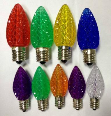 China PC LED C7/C9 Christmas Decoration Bulb 0.3W 0.5 Colors Holiday Lighting for sale