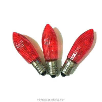 China Glass C6 Led Christmas Bulbs With E10 Base for sale