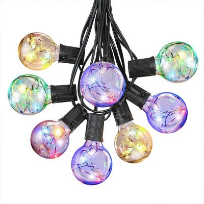 China High Quality G40 RGB Glass Led Copper Wire Bulb For String Lights Christmas Light for sale