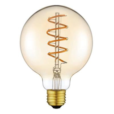 China Residential wholesale antique amber g125 decoration flexible led filament light bulb for sale