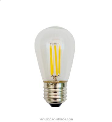 China Glass S14 Led Bulbs Warranty 2 Year Energy Saving Bulb Led Bulb 2w 4w 6w Filament Led Lamp for sale