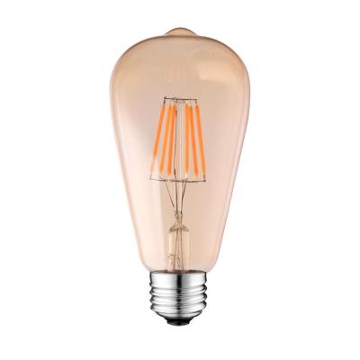 China Hot festival decoration product st64 antique vintage style 220V-240V edison led filament bulb for sale