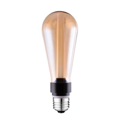 China New Product ST64 LED Edison Light Bulb Amber Smoked Shell E26 E27 LED Warm White Indoor Lighting 5W for sale